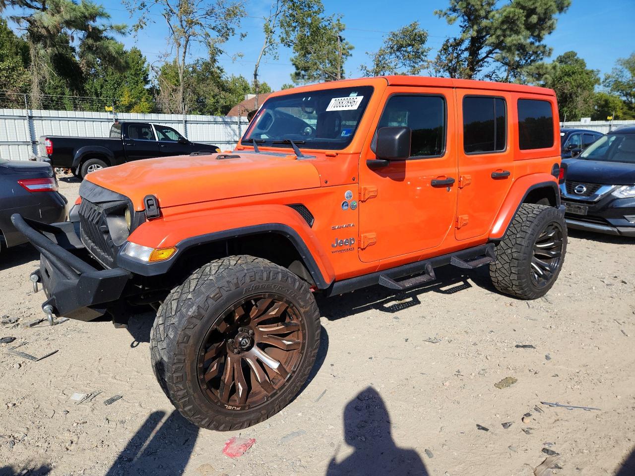 2019 JEEP WRANGLER SAHARA | 1C4HJXEG9KW541241 | UPCARS