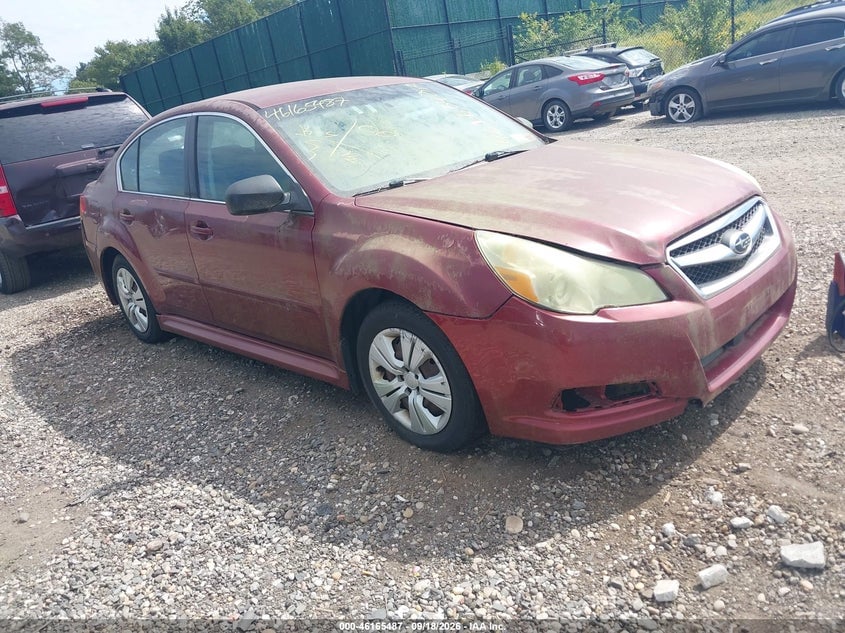 2011 SUBARU LEGACY 2.5I | 4S3BMBA65B3237418 | UPCARS