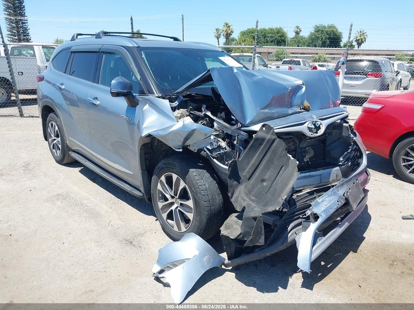 2021 TOYOTA HIGHLANDER HYBRID XLE | 5TDHARAH8MS006771 | UPCARS