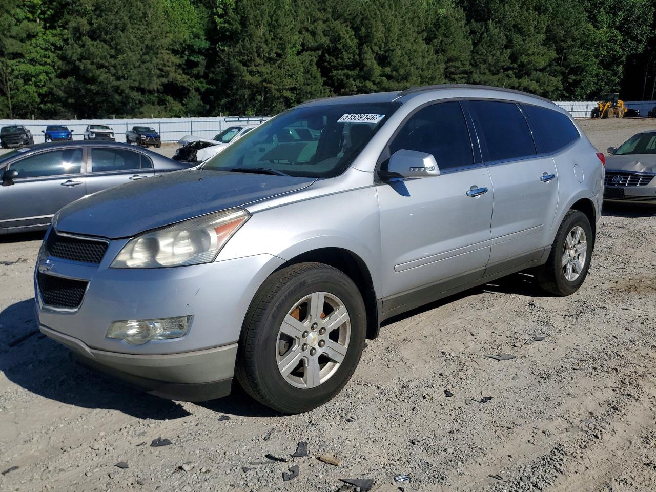 2012 CHEVROLET TRAVERSE LT | 1GNKRJED4CJ287042 | UPCARS