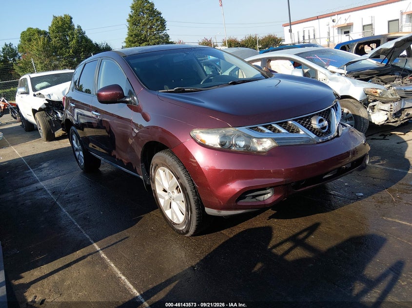 2013 NISSAN MURANO S | JN8AZ1MUXDW204809 | UPCARS