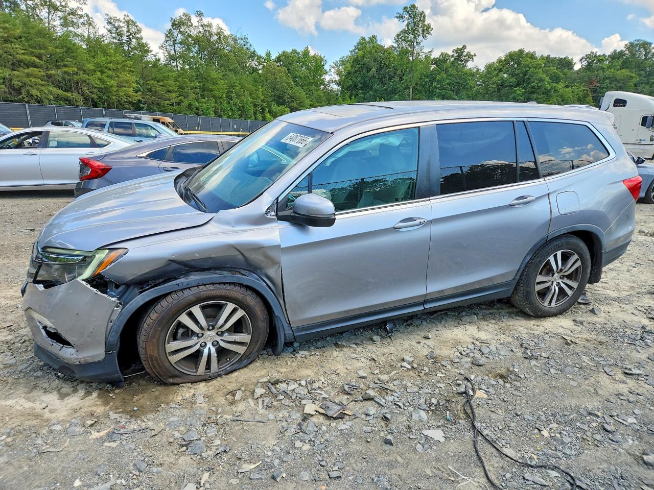 2017 HONDA PILOT EXL | 5FNYF6H52HB037245 | UPCARS