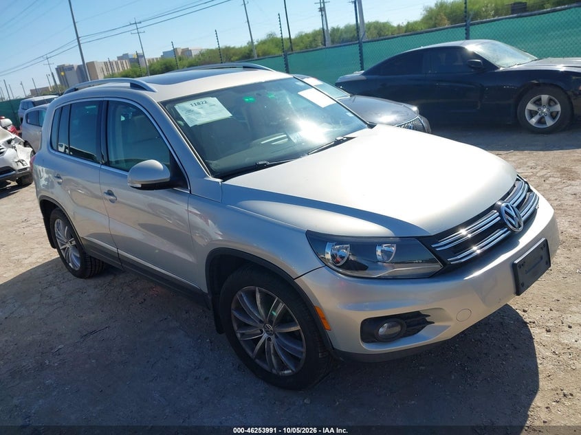2013 VOLKSWAGEN TIGUAN SE | WVGAV7AX7DW556492 | UPCARS