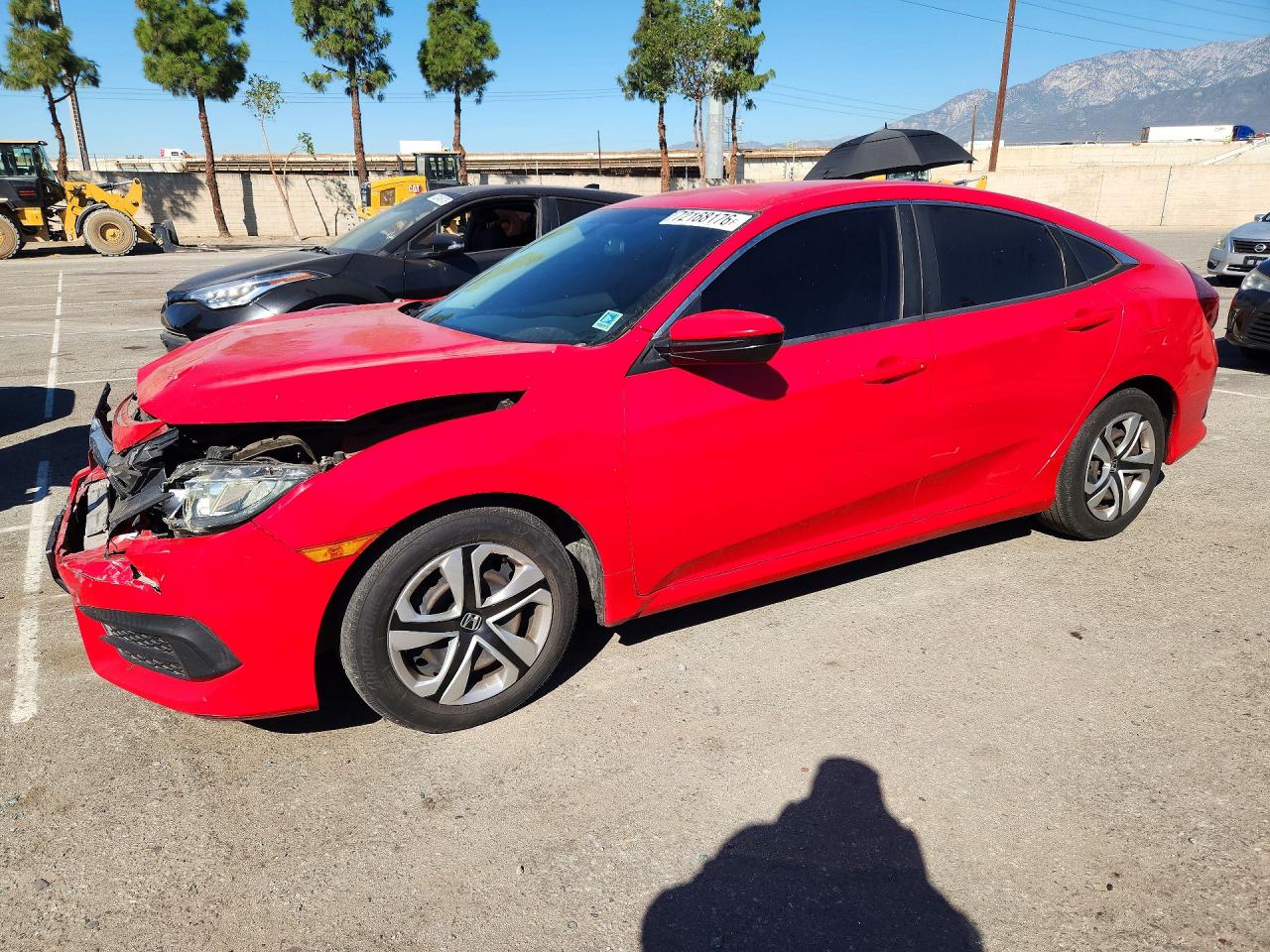 2017 HONDA CIVIC LX | 2HGFC2F54HH575016 | UPCARS
