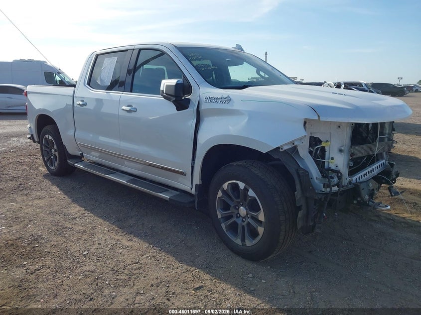 2022 CHEVROLET SILVERADO 1500 4WD  SHORT BED HIGH COUNTRY | 1GCUDJEL2NZ573869 | UPCARS