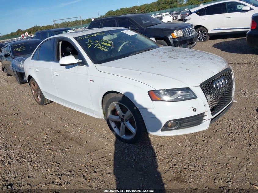 2012 AUDI A4 2.0T PREMIUM | WAUFFAFL3CN017377 | UPCARS