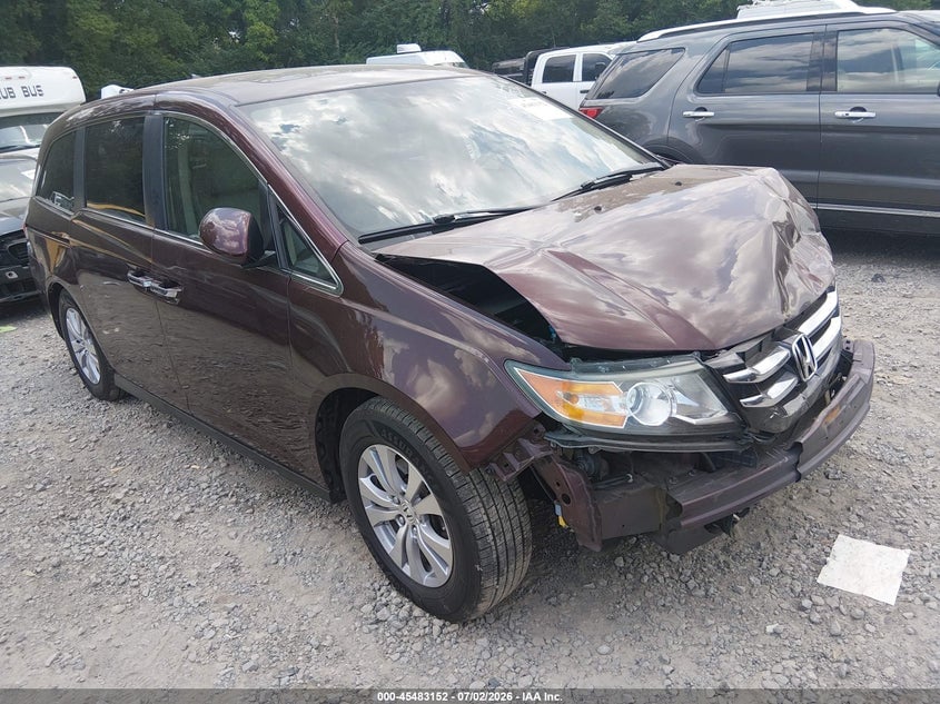 2014 HONDA ODYSSEY EX-L | 5FNRL5H64EB100342 | UPCARS