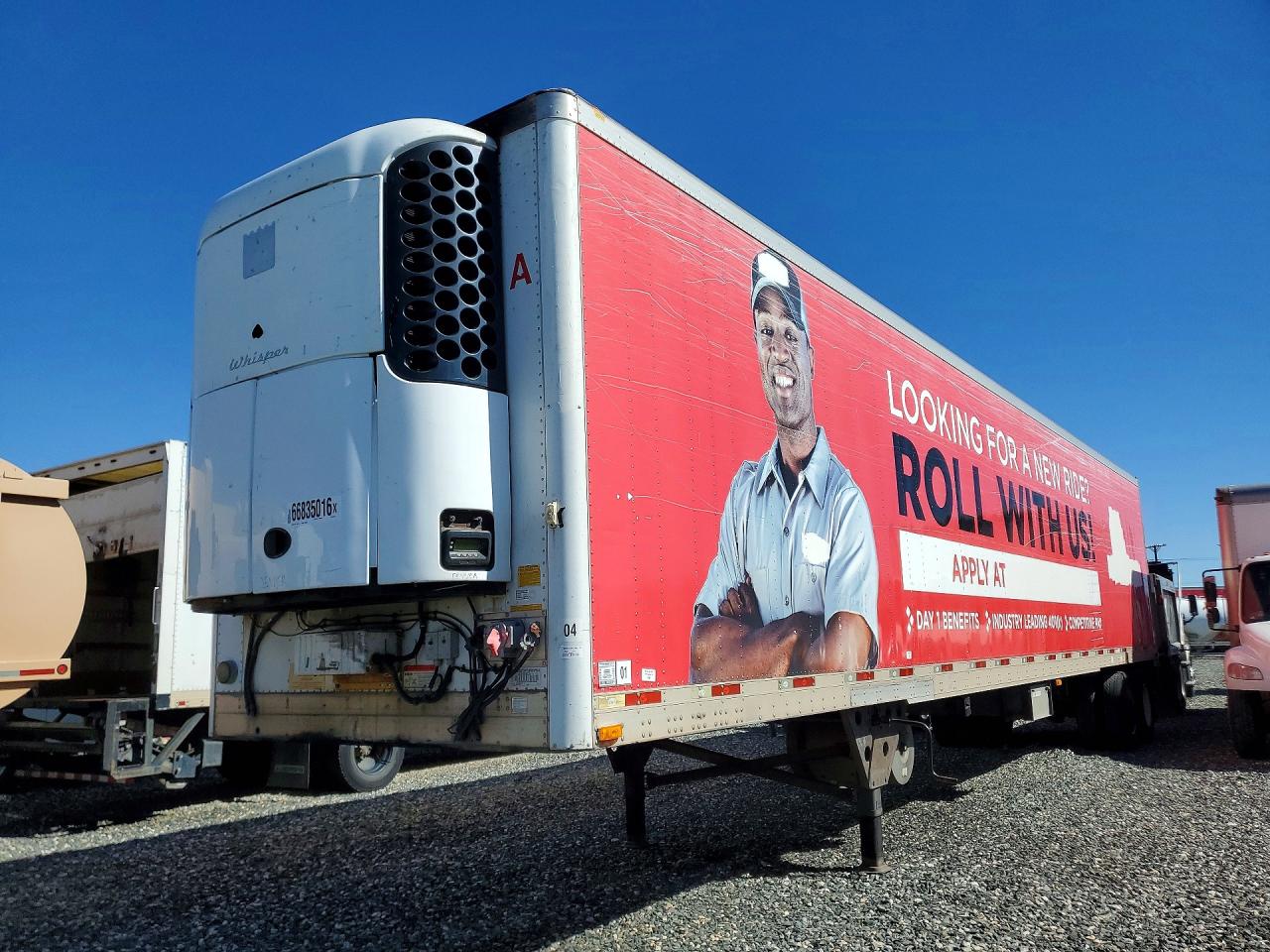 2016 UTILITY TRAILER VSRA REEFE UTILITY VS2RA REFRIGERATED VAN TRAILER | 1UYVS2484GU427410 | UPCARS