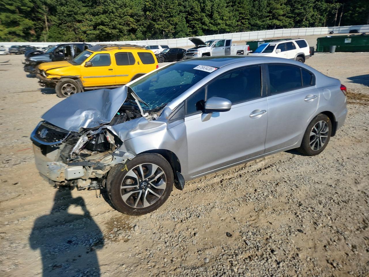 2014 HONDA CIVIC EX | 19XFB2F85EE084800 | UPCARS