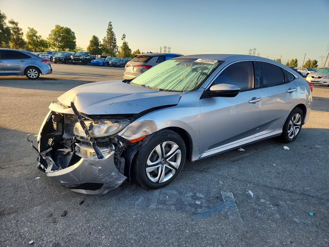 2017 HONDA CIVIC LX | 19XFC2F52HE223630 | UPCARS