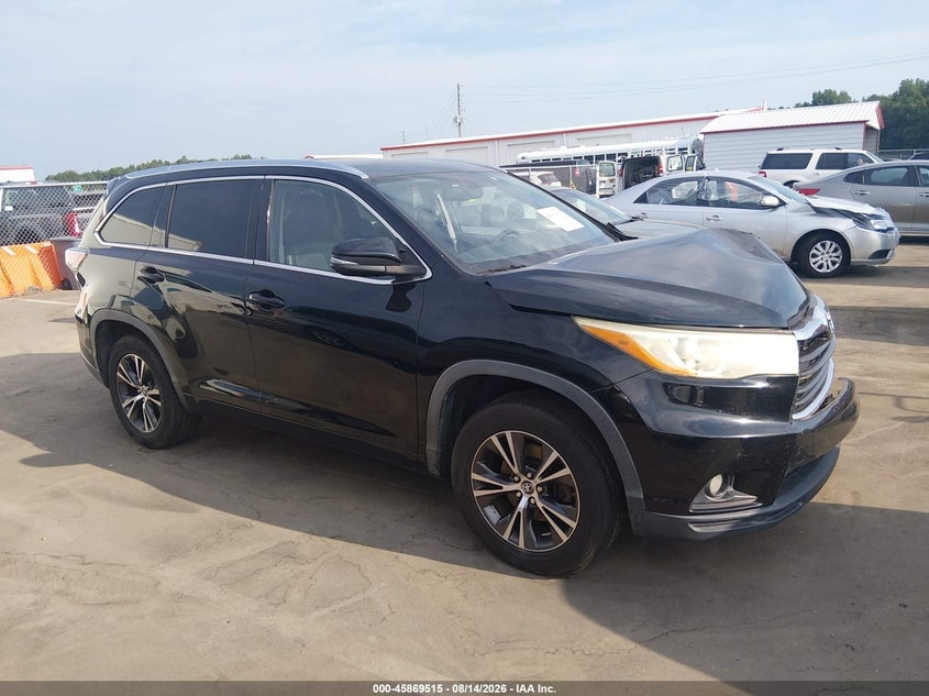 2016 TOYOTA HIGHLANDER XLE V6 | 5TDKKRFH5GS153498 | UPCARS