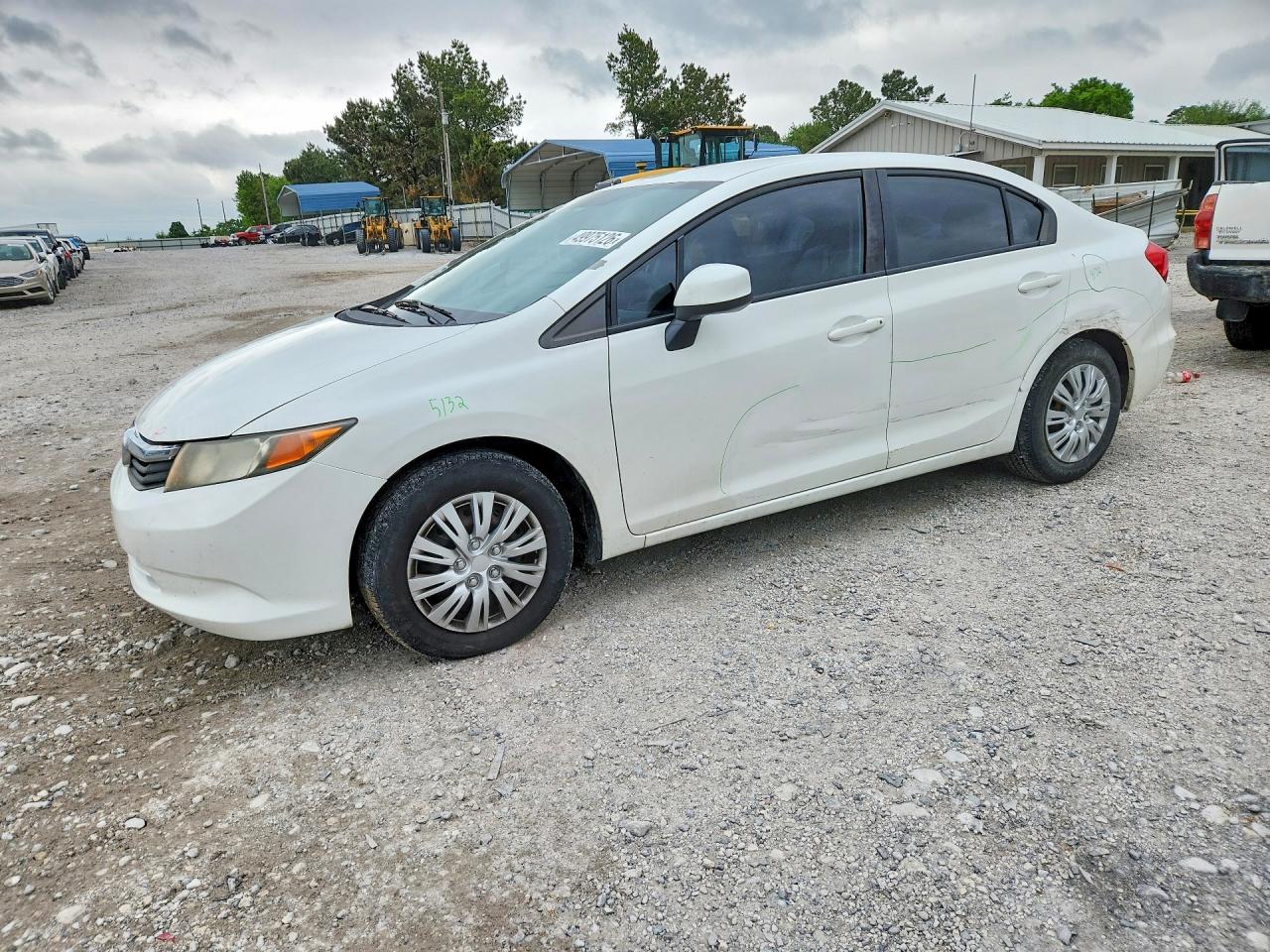 2012 HONDA CIVIC LX | 19XFB2F58CE066715 | UPCARS