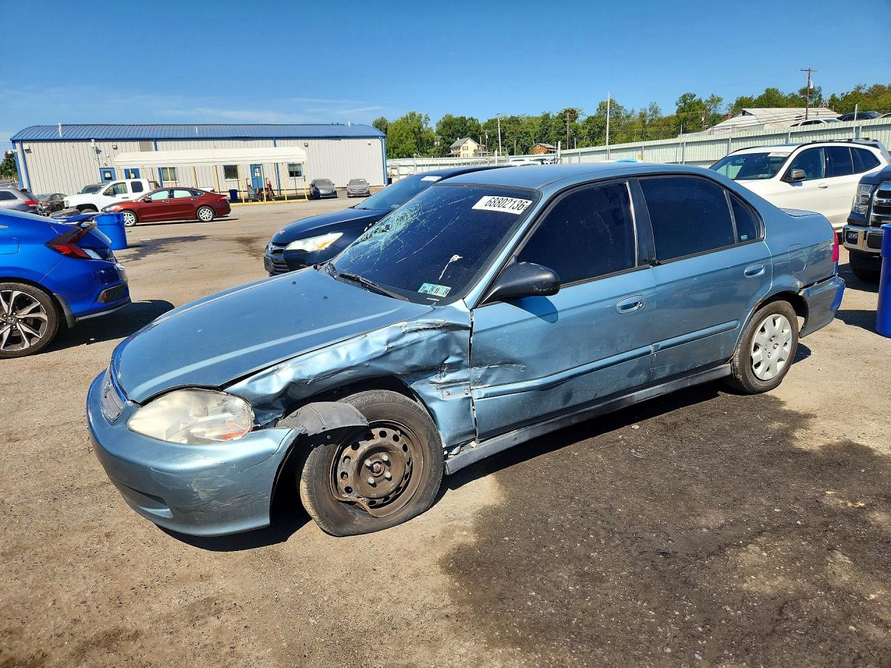 2000 HONDA CIVIC BASE | 2HGEJ6618YH552523 | UPCARS