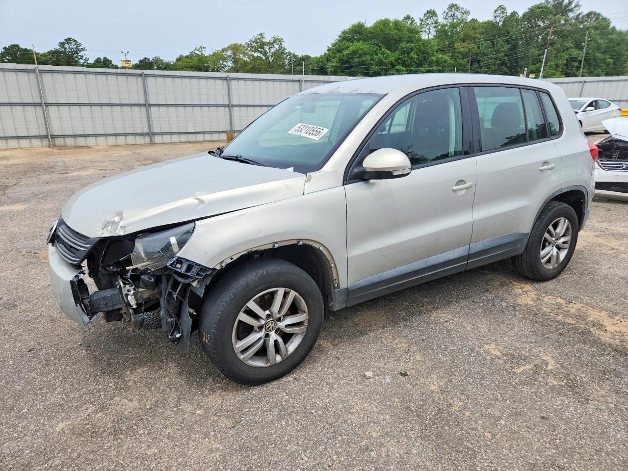 2014 VOLKSWAGEN TIGUAN S | WVGAV3AX2EW568012 | UPCARS