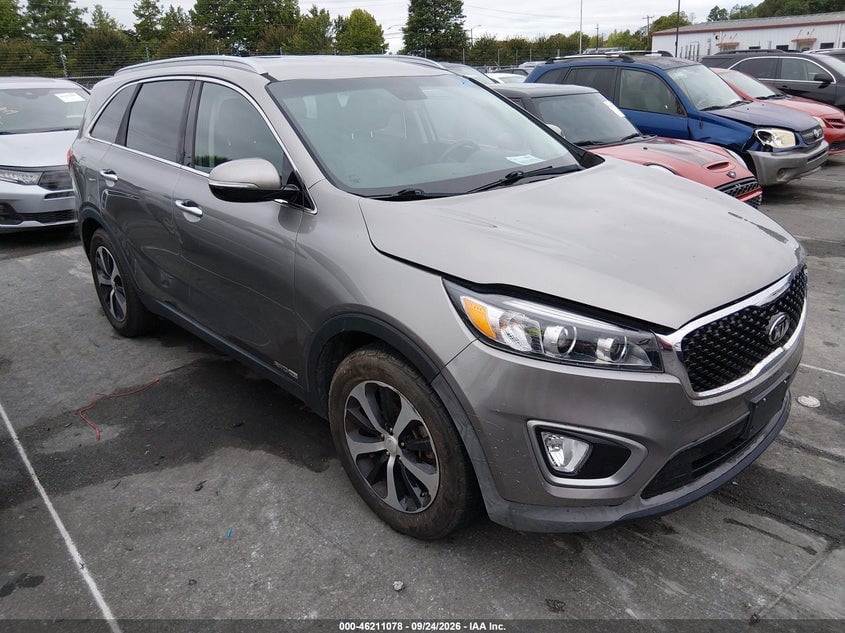 2016 KIA SORENTO 3.3L EX | 5XYPHDA5XGG155510 | UPCARS