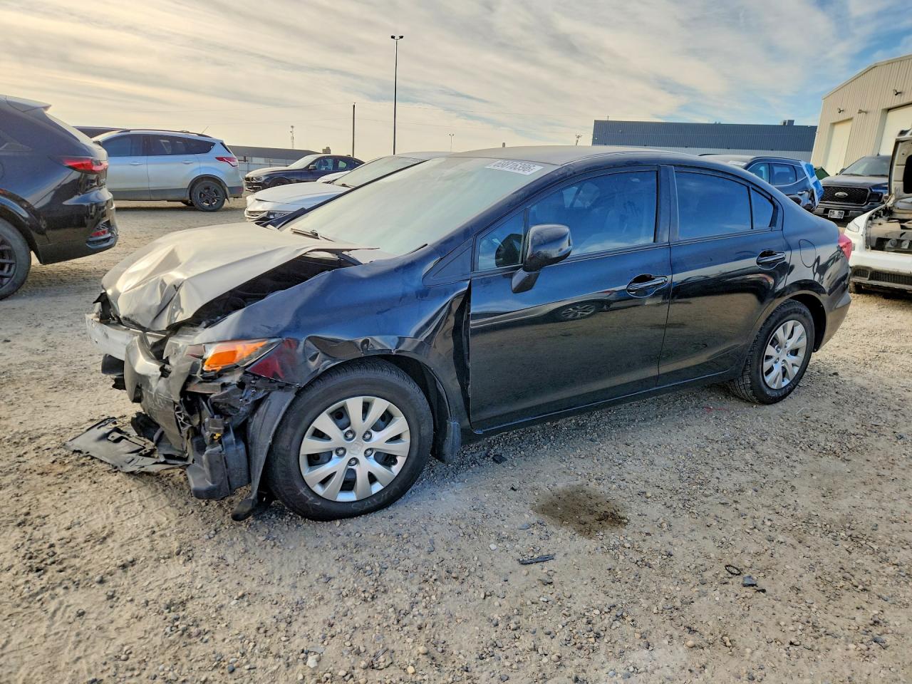 2012 HONDA CIVIC LX | 2HGFB2F44CH059936 | UPCARS