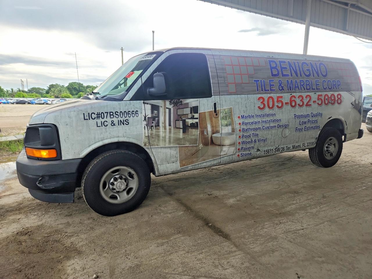 2017 CHEVROLET EXPRESS DELIVERY VAN | 1GCWGBFF3H1121592 | UPCARS