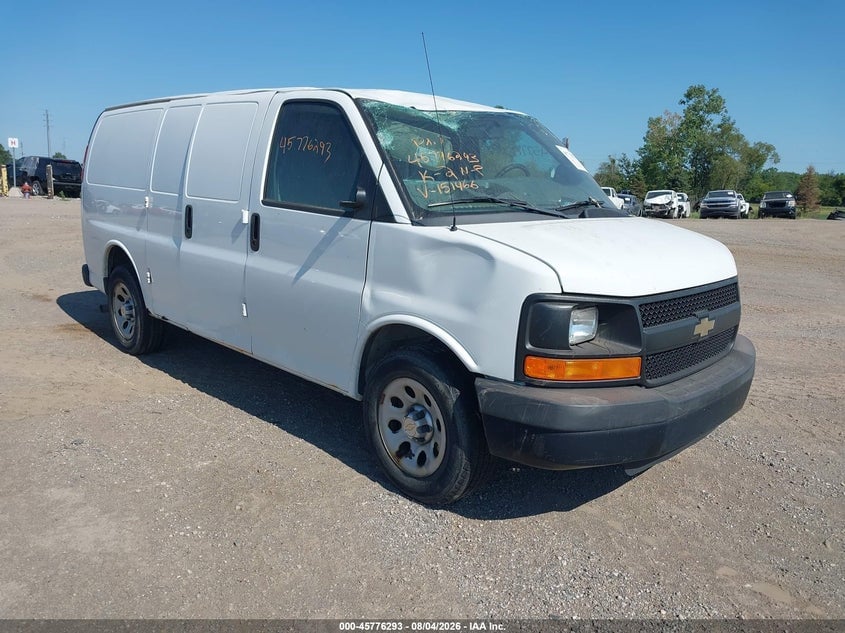 2013 CHEVROLET EXPRESS 1500 WORK VAN | 1GCSGAFX0D1151466 | UPCARS