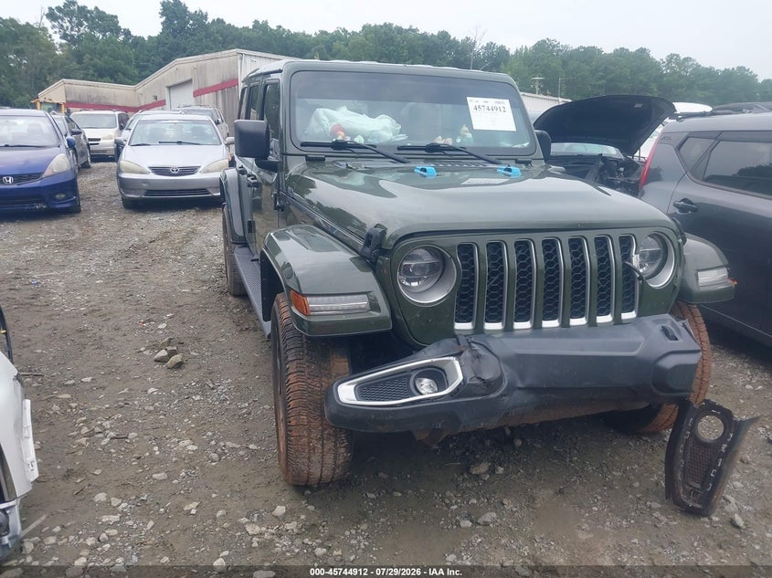 2021 JEEP WRANGLER 4XE UNLIMITED SAHARA 4X4 | 1C4JJXP63MW771432 | UPCARS