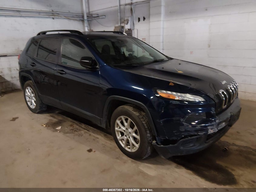 2016 JEEP CHEROKEE SPORT | 1C4PJMAB8GW325053 | UPCARS