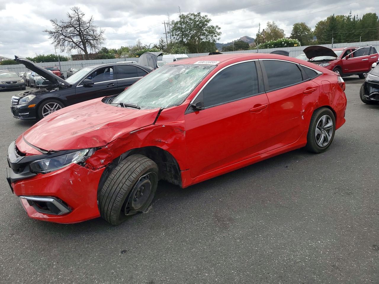 2019 HONDA CIVIC LX | 2HGFC2F64KH530500 | UPCARS