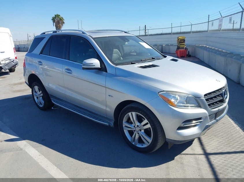 2012 MERCEDES-BENZ ML 350 4MATIC | 4JGDA5HBXCA037343 | UPCARS