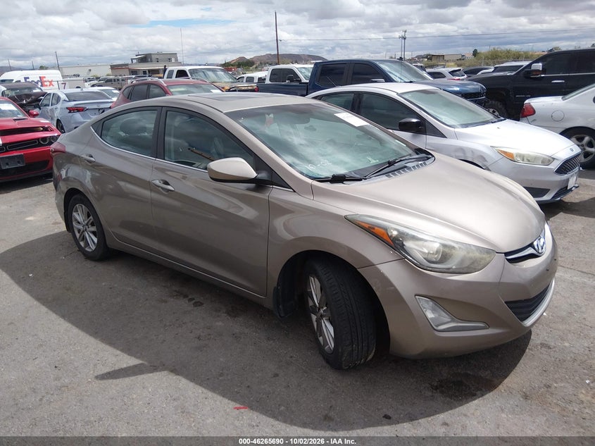 2015 HYUNDAI ELANTRA SE | 5NPDH4AEXFH610706 | UPCARS