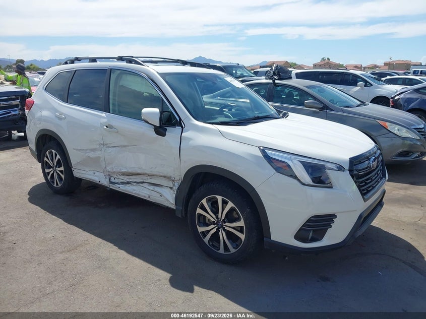 2022 SUBARU FORESTER LIMITED | JF2SKANC3NH461277 | UPCARS