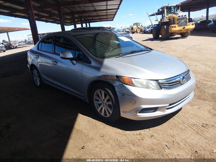 2012 HONDA CIVIC EX | 2HGFB2F85CH330005 | UPCARS