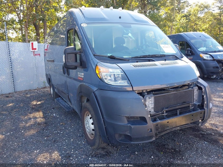 2019 RAM PROMASTER 3500 CARGO VAN HIGH ROOF 159 WB EXT | 3C6URVJG0KE555449 | UPCARS