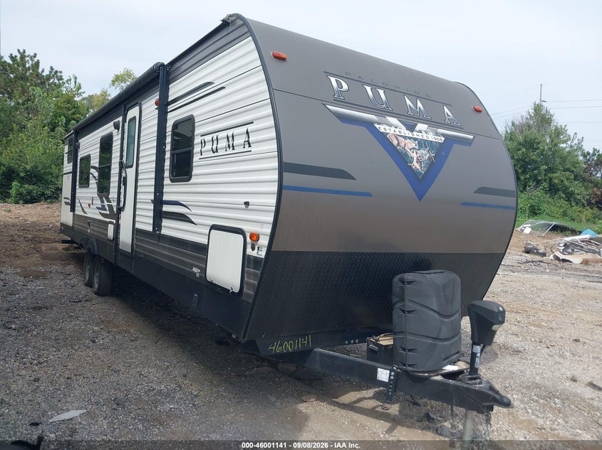 2020 FOREST RIVER PALOMINO PUMA 32BHKS TRAVEL TRAILER | 4X4TPUH21LP083174 | UPCARS