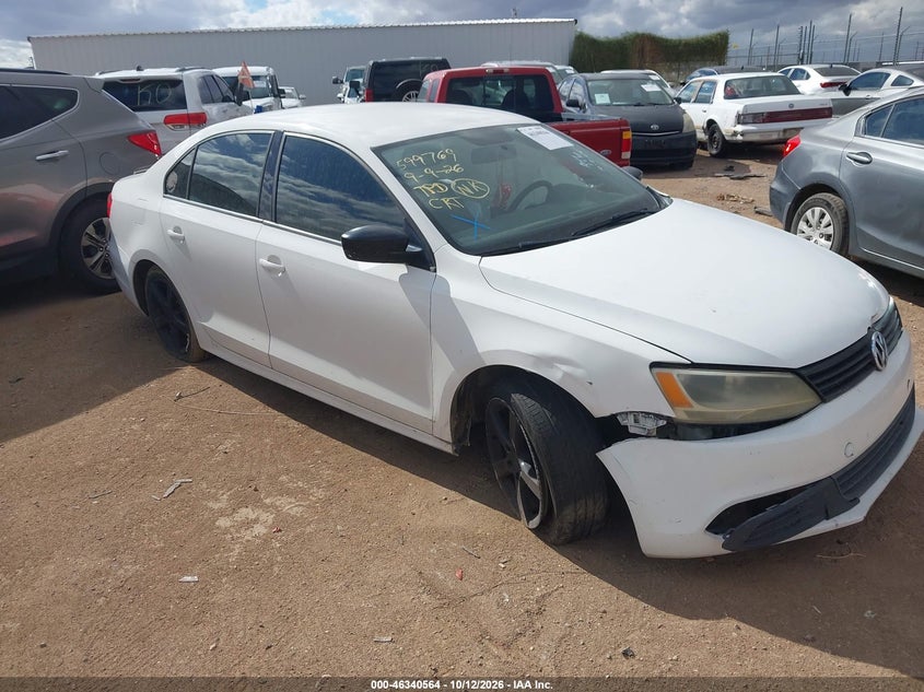 2012 VOLKSWAGEN JETTA 2.0L S | 3VW2K7AJ0CM371919 | UPCARS