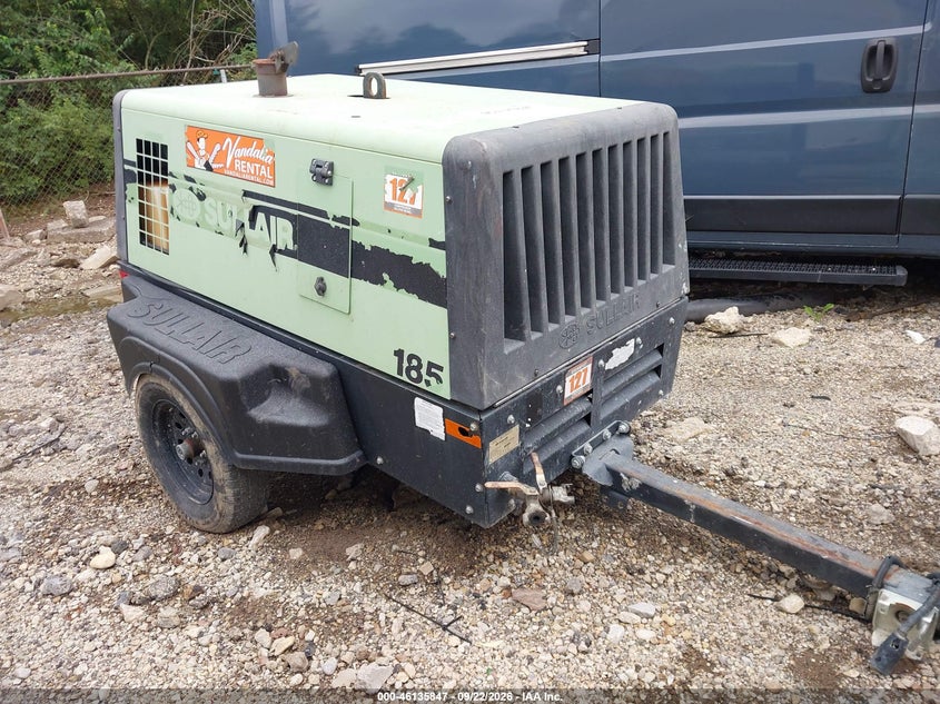 2021 SULLAIR 185CFM COMPRESSOR | 202106220020 | UPCARS