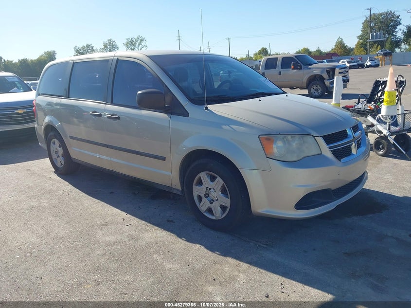 2012 DODGE GRAND CARAVAN SE/AVP | 2C4RDGBGXCR389402 | UPCARS