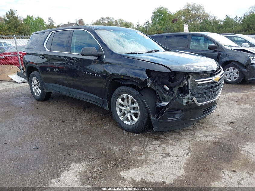 2021 CHEVROLET TRAVERSE FWD LS | 1GNERFKW1MJ223817 | UPCARS