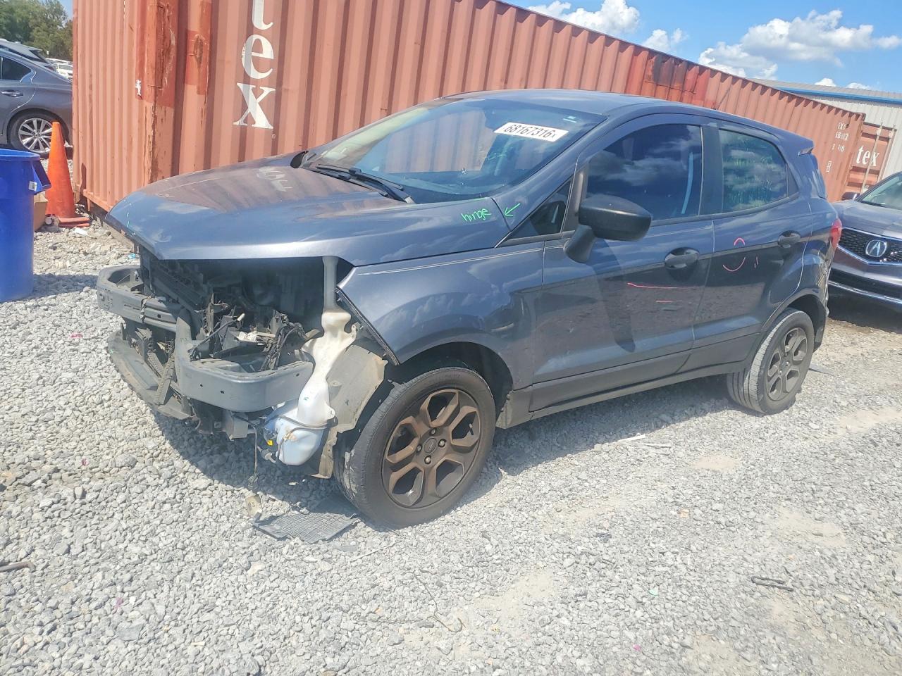 2021 FORD ECOSPORT S | MAJ3S2FE3MC407567 | UPCARS
