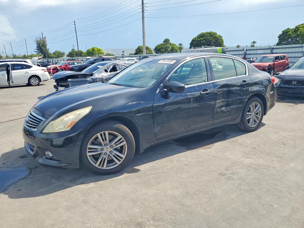 2012 INFINITI G25 X | JN1DV6AR8CM862708 | UPCARS
