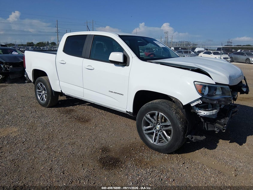 2022 CHEVROLET COLORADO 2WD  SHORT BOX WT | 1GCGSBEN0N1203058 | UPCARS