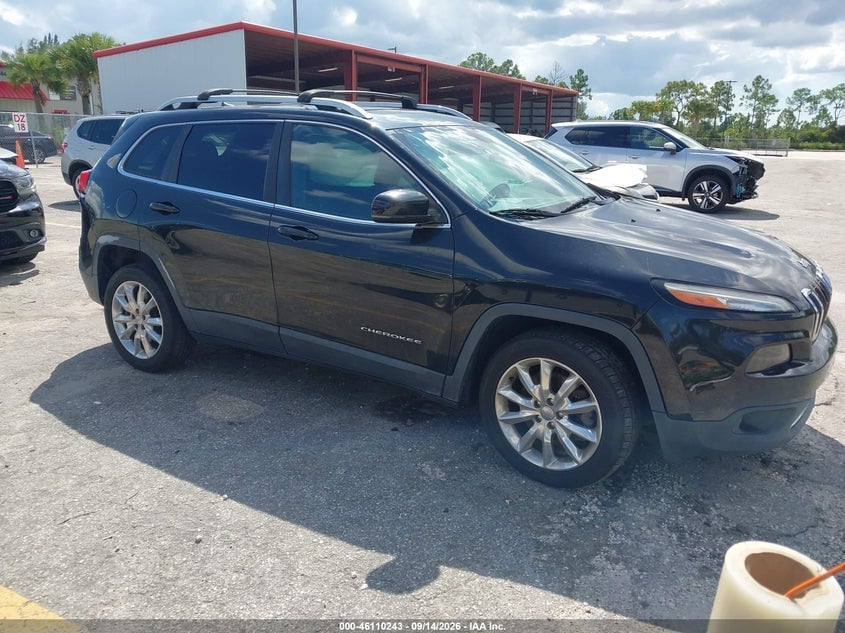 2016 JEEP CHEROKEE LIMITED | 1C4PJLDSXGW373935 | UPCARS