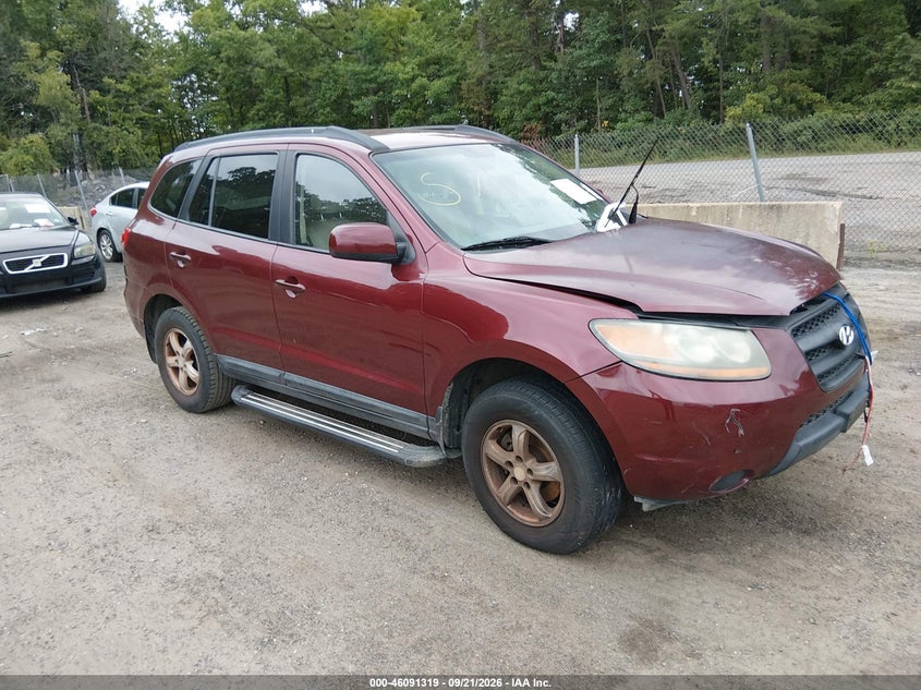 2008 HYUNDAI SANTA FE GLS | 5NMSG73D78H152459 | UPCARS