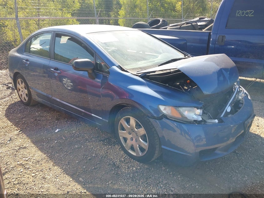 2009 HONDA CIVIC LX | 19XFA16539E045390 | UPCARS
