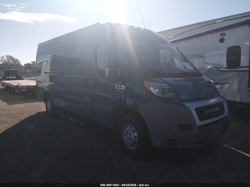 2020 RAM PROMASTER 3500 CARGO VAN HIGH ROOF 159 WB EXT | 3C6URVJG1LE117623 | UPCARS