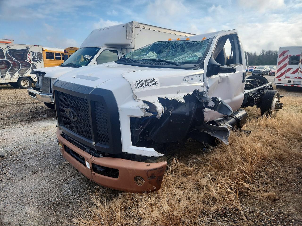 2021 FORD F650 DUTY TRUCK CAB AND CHASSIS | 1FDNF6AN4MDF08614 | UPCARS