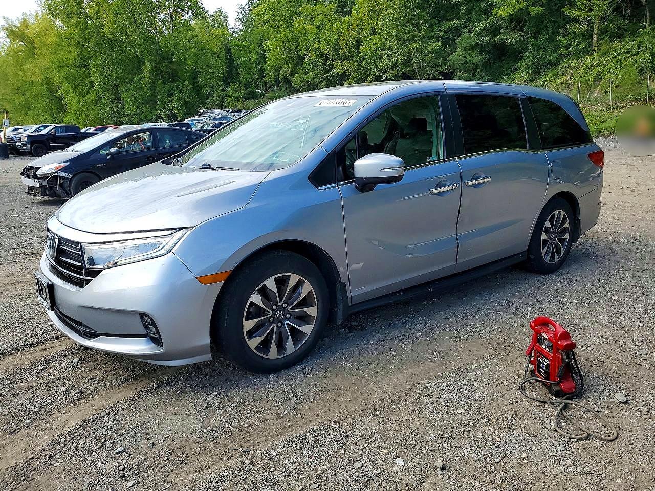 2021 HONDA ODYSSEY EXL | 5FNRL6H74MB028958 | UPCARS