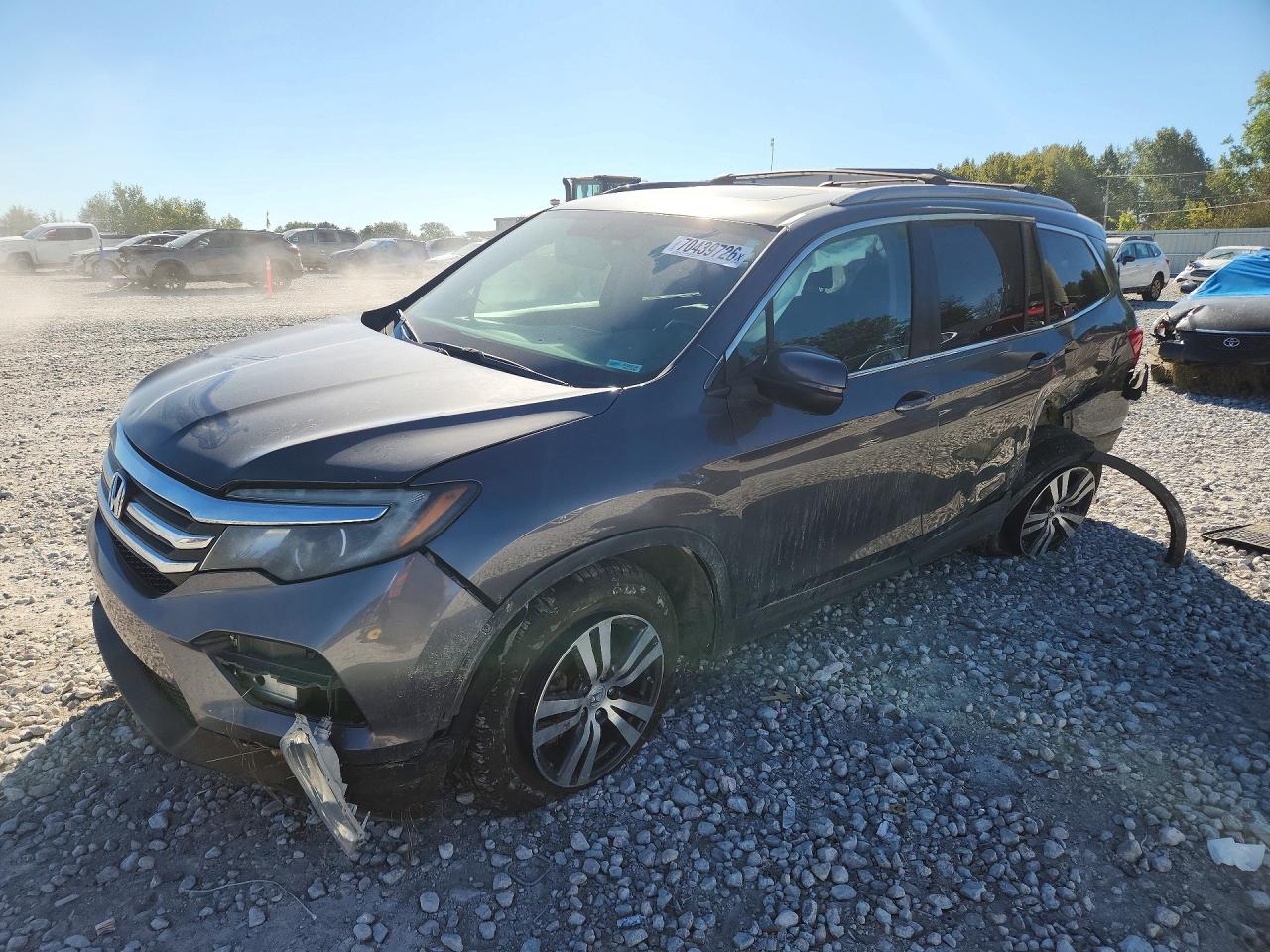 2017 HONDA PILOT EXL | 5FNYF6H81HB034654 | UPCARS