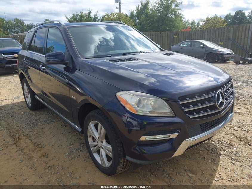 2012 MERCEDES-BENZ ML 350 BLUETEC 4MATIC | 4JGDA2EB9CA038664 | UPCARS