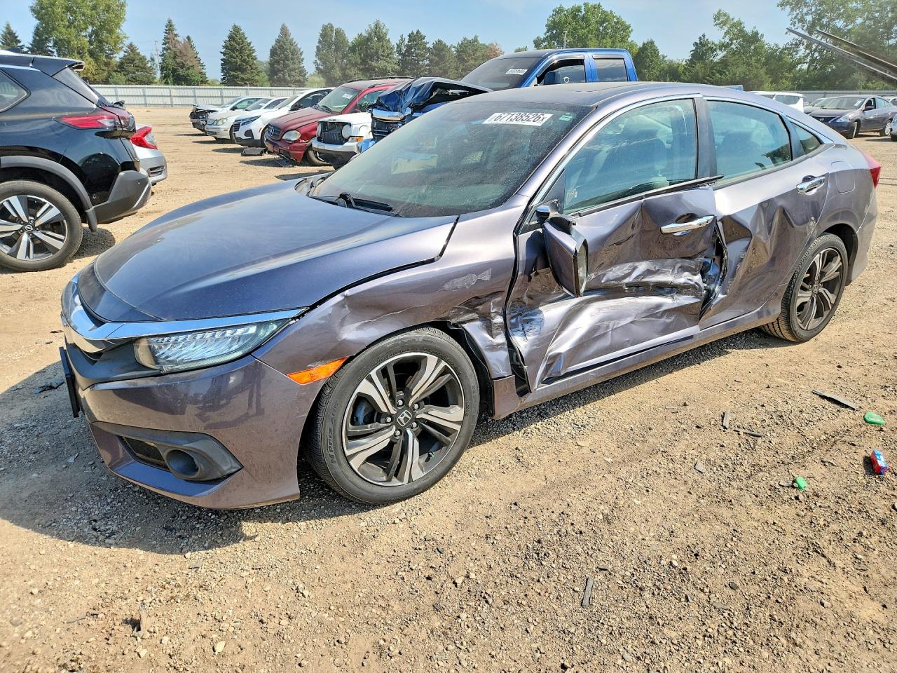 2017 HONDA CIVIC TOURING | 19XFC1F94HE021000 | UPCARS