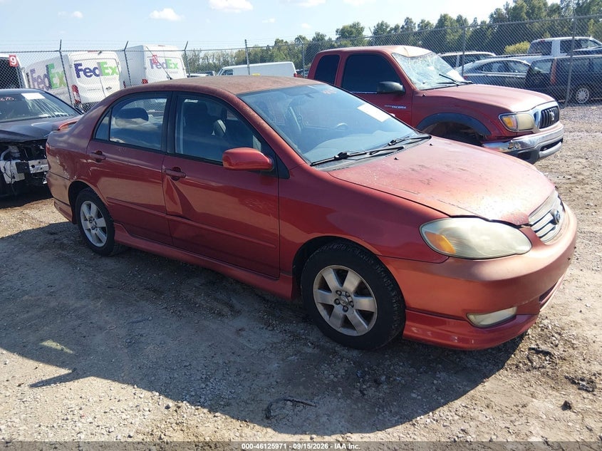 2003 TOYOTA COROLLA S | 1NXBR32E43Z116917 | UPCARS
