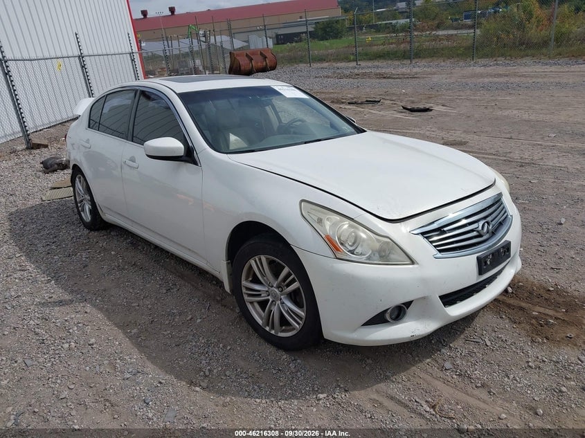 2012 INFINITI G37X | JN1CV6ARXCM972820 | UPCARS