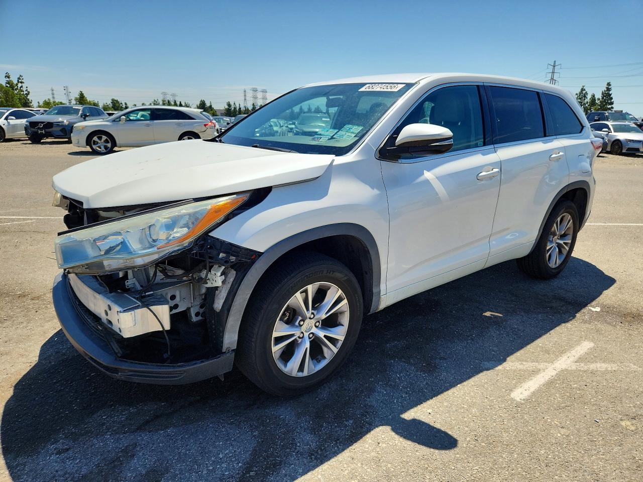 2015 TOYOTA HIGHLANDER LE PLUS | 5TDZKRFH0FS117148 | UPCARS